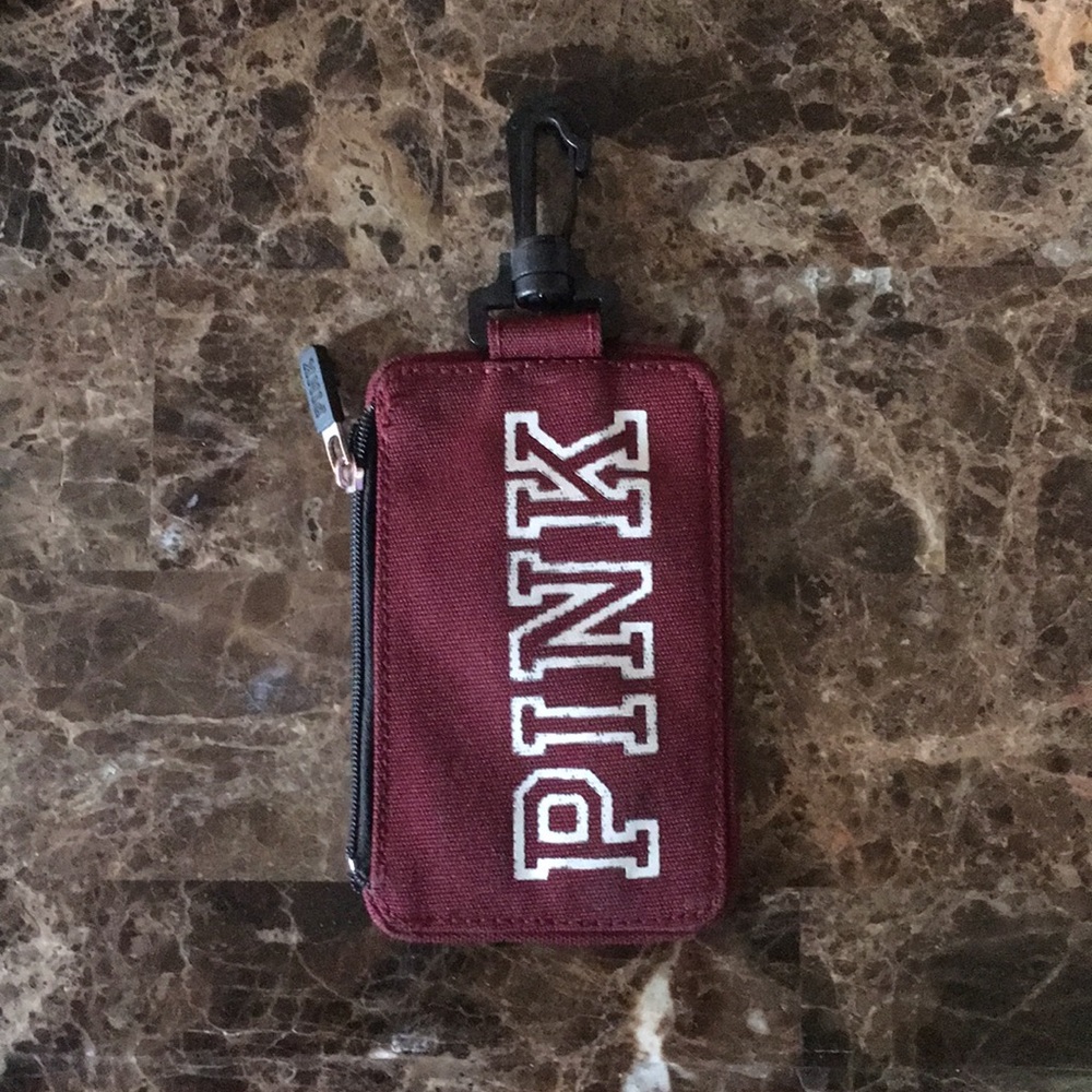 Pink lanyard
